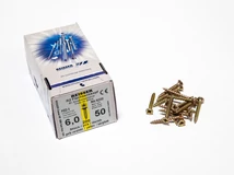 Forest FACSAVAR REISSER 6x50mm ACÉL, SÁRGÍTOTT, TÖVIGMENETES 200db/doboz - 10007110620