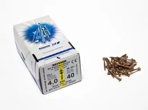 Forest FACSAVAR REISSER 4x40mm ACÉL, SÁRGÍTOTT, RÉSZMENETES 500db/doboz - 10007111310