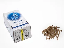 Forest FACSAVAR REISSER 4,5x70mm ACÉL, SÁRGÍTOTT, RÉSZMENETES 200db/doboz - 10007111430