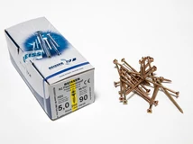 Forest FACSAVAR REISSER 5x90mm ACÉL, SÁRGÍTOTT, RÉSZMENETES 200db/doboz - 10007111535