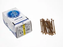 Forest FACSAVAR REISSER 5x120mm ACÉL, SÁRGÍTOTT, RÉSZMENETES 200db/doboz - 10007111550