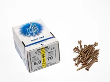 Forest FACSAVAR REISSER 6x70mm ACÉL, SÁRGÍTOTT, RÉSZMENETES 100db/doboz - 10007111605