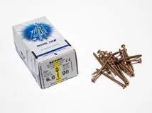 Forest FACSAVAR REISSER 6x90mm ACÉL, SÁRGÍTOTT, RÉSZMENETES 100db/doboz - 10007111615