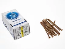 Forest FACSAVAR REISSER 6x130mm ACÉL, SÁRGÍTOTT, RÉSZMENETES 100db/doboz - 10007111635