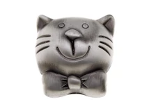 Forest BÚTORFOGANTYÚ 1886-36 ZN50 MACSKA GOMB ANTIKOLT EZÜST - 10007250480