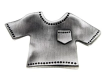 Forest BÚTORFOGANTYÚ 1887-41 ZN50 PÓLÓ GOMB ANTIKOLT EZÜST - 10007250491