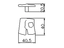 Forest BÚTORFOGANTYÚ 1888-40 ZN50 NADRÁG GOMB ANTIKOLT EZÜST - 10007250501