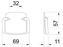 Forest BÚTORFOGANTYÚ 1816-69 ZNS5 32 ANTIKOLT BRONZ - 10007304926
