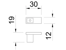 Forest BÚTORFOGANTYÚ 1818-30 ZN31 GOMB ANTIKOLT BRONZ - 10007306380