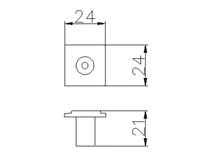 Forest BÚTORFOGANTYÚ 2076-24 ZN10 24x24x21 ANTIKOLT BRONZ - 10007306560