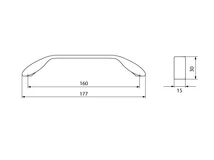 Forest BÚTORFOGANTYÚ 2266-177ZN1 160 KRÓM - 10007306880