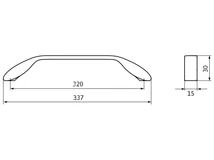 Forest BÚTORFOGANTYÚ 2266-337ZN16 320 FEKETE NIKKEL - 10007306892