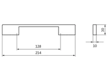 Forest BÚTORFOGANTYÚ 2197-214ZN75 128 SZÁLCSISZOLT ACÉL - 10007306902