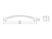 Forest BÚTORFOGANTYÚ 2374-340ZN1 340 KRÓM - 10007306930