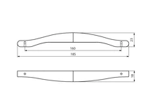 Forest BÚTORFOGANTYÚ 2356-185ZN1 160 KRÓM - 10007306940