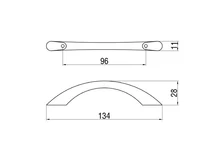 Forest BÚTORFOGANTYÚ 0549-134 96 KRÓM - 10007404220