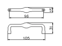 Forest BÚTORFOGANTYÚ 563-105 96 ANTIKOLT BRONZ - 10007409672