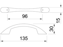 Forest BÚTORFOGANTYÚ 916-135 96 FEKETE NIKKEL - 10007413700