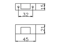 Forest BÚTORFOGANTYÚ 8086-44 32 WENGE-MATT KRÓM - 10007432360