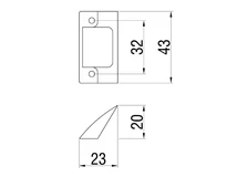 Forest BÚTORFOGANTYÚ C317/31 32 MATT KRÓM - 10007500200