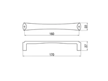 Forest BÚTORFOGANTYÚ C332A/31 160 MATT KRÓM - 10007500310