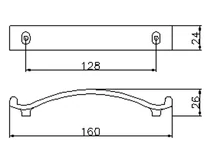 Forest BÚTORFOGANTYÚ C1020B/23 128 ANTIKOLT BRONZ - 10007500410