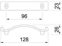 Forest BÚTORFOGANTYÚ C1020C/23 96 ANTIKOLT BRONZ - 10007500412