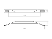 Forest BÚTORFOGANTYÚ C387A/31 224 MATT KRÓM - 10007500780