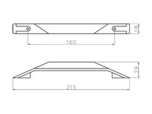 Forest BÚTORFOGANTYÚ C387B/33 160 MATT NIKKEL - 10007500792