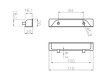Forest BÚTORFOGANTYÚ C388C/31 64 MATT KRÓM - 10007500820