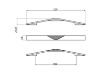 Forest BÚTORFOGANTYÚ 397B/33 160 MATT NIKKEL - 10007500855