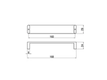 Forest BÚTORFOGANTYÚ 169-160 160 MATT KRÓM - 10007550180
