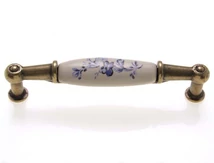 Forest BÚTORFOGANTYÚ M01.01.25.04 96 ANTIKOLT BRONZ-KÉK VIRÁG - 10007550254