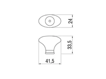 Forest BÚTORFOGANTYÚ P01.01.01.04 41,5X33,5 ANTIKOLT BRONZ-SZÍNES VIRÁG - 10007550264