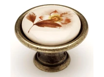 Forest BÚTORFOGANTYÚ P07.01.02.04 ÁTM:34 ANTIKOLT BRONZ-BARNA VIRÁG - 10007550280