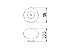 Forest BÚTORFOGANTYÚ P10.00.00.06 ÁTM:35 FEHÉR-RÉZ - 10007550373