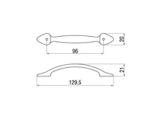 Forest BÚTORFOGANTYÚ 503-96 96 ANTIKOLT BRONZ - 10007550620