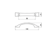 Forest BÚTORFOGANTYÚ 225-96 96 ANTIKOLT BRONZ - 10007550640