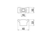 Forest BÚTORFOGANTYÚ 225-16 16 ANTIKOLT BRONZ - 10007550650