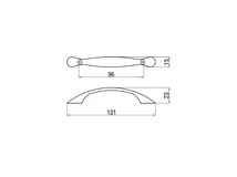 Forest BÚTORFOGANTYÚ 533-96 96 ANTIK FIRENZE - 10007550980