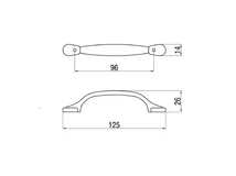 Forest BÚTORFOGANTYÚ 133-96 96 ANTIK FIRENZE - 10007551000