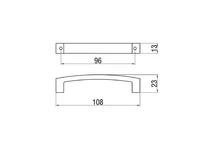 Forest BÚTORFOGANTYÚ 550.096.KR04 96 MATT KRÓM-SWAROVSKI KRISTÁLY - 10007552000