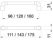 Forest BÚTORFOGANTYÚ WMN785.096.00T2 092 ANTIK FEKETE - 10007552871