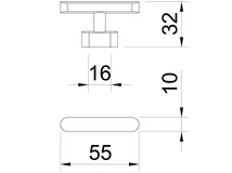 Forest BÚTORFOGANTYÚ WPO786.016.00F3 GOMB, 16MM ARANY - 10007552901