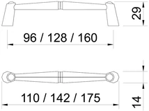 Forest BÚTORFOGANTYÚ WMN762.160.00D1 160 ANTIK FIRENZE - 10007552960