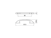 Forest BÚTORFOGANTYÚ T223-96 96 KRÓM - 10007605900