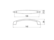 Forest BÚTORFOGANTYÚ T236-128 128 MATT KRÓM - 10007606470