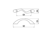 Forest BÚTORFOGANTYÚ T259-64 64 KRÓM - 10007610051