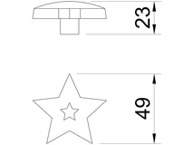 Forest BÚTORFOGANTYÚ T501 GOMB SOKSZÍNŰ - 10007611010