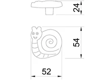 Forest BÚTORFOGANTYÚ T505 GOMB SOKSZÍNŰ - 10007611040